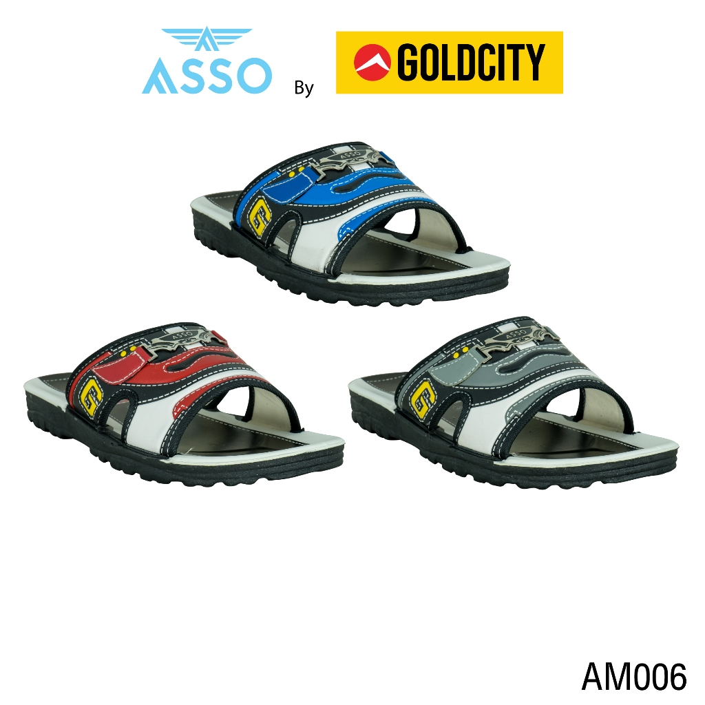 GOLDCITY รองเท้าแตะ ASSO กันลื่น รุ่น AM006(40-44)