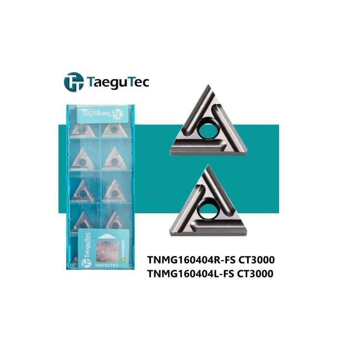 เม็ดมีด Inserts T16 เม็ดสองหน้า มุม 04 TNMG160404R-FS CT3000 TNMG160404L-FS CT3000