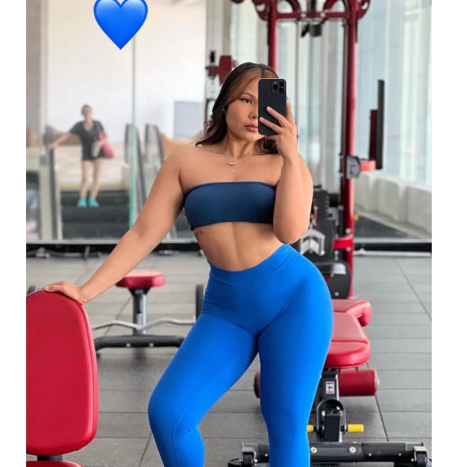 Gymmode - strabless bra สปอร์ตบราเกาะอก หนา ทนทาน ไม่ปริ้น thumbnail 6