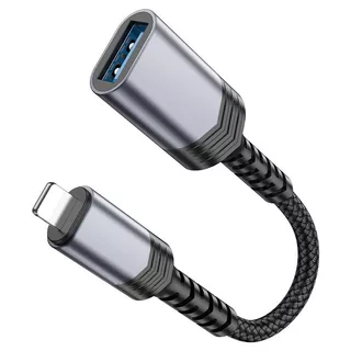 HOCO UA24 ตัวแปลงสัญญาณ iOS to USB / Type-C to USB OTG converter รองรับการชาร์จ ถ่ายโอนข้อมูล แฟลชไดรฟ์ hc5