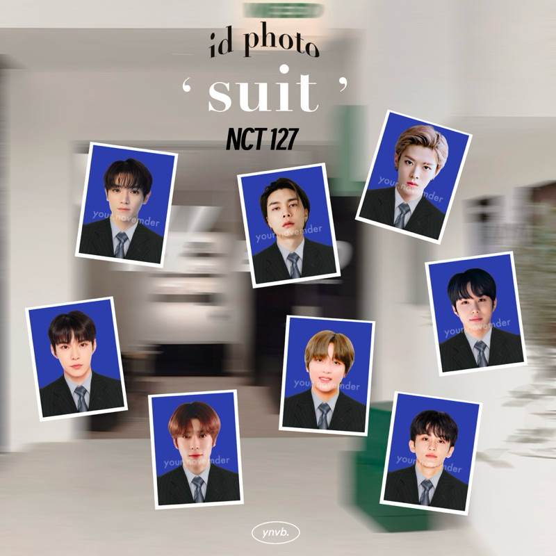 ( set ) id photo suit nct 127 : รูปติดบัตรหนึ่งสองเจ็ดชุดสูท