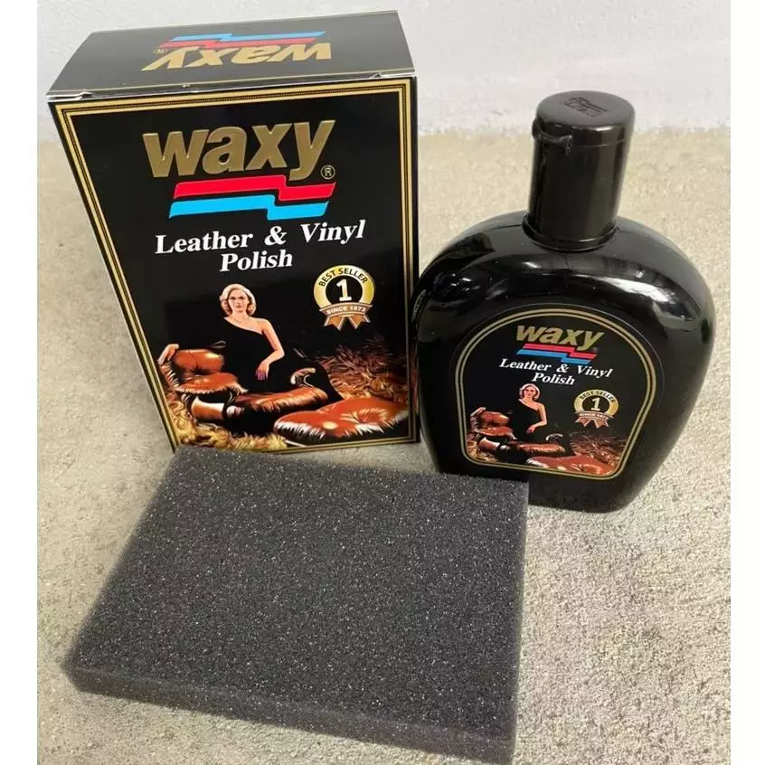 [🔥ของแท้] Waxy แว๊กซี่​ แว็กเคลือบเบาะหนัง เคลือบเงาเบาะ ป้องกันการแตกร้าว แห้งกรอบ และสีซีดจาง น้ำยารักษาเครื่องหนัง thumbnail 6
