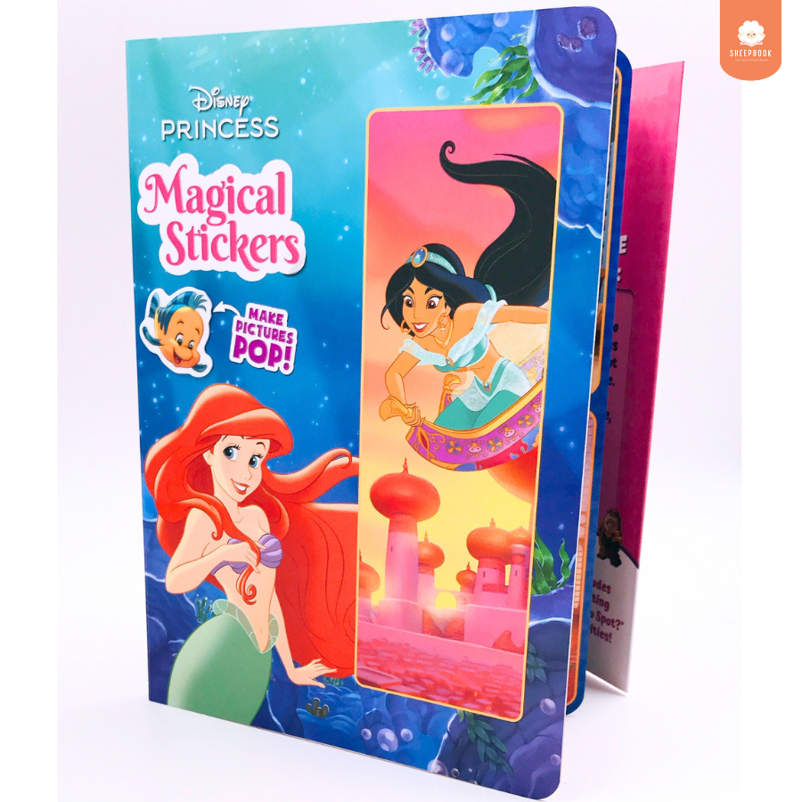 หนังสือ Disney Princess :Magical Stickers สติ๊กเกอร์ติดซ้ำได้ L2F6
