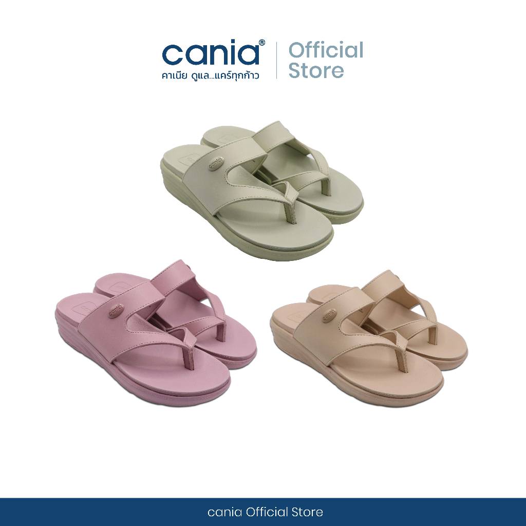 CANIA คาเนีย T-POST รองเท้าแตะแบบหนีบผู้หญิง เพื่อสุขภาพ รุ่น CW41143 Size 36-39