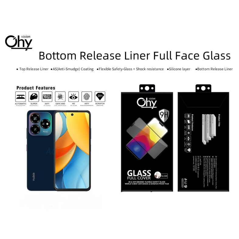 ฟิล์มกระจก เต็มจอ For ZTE Blade V60 5D TEMPERED GLASS