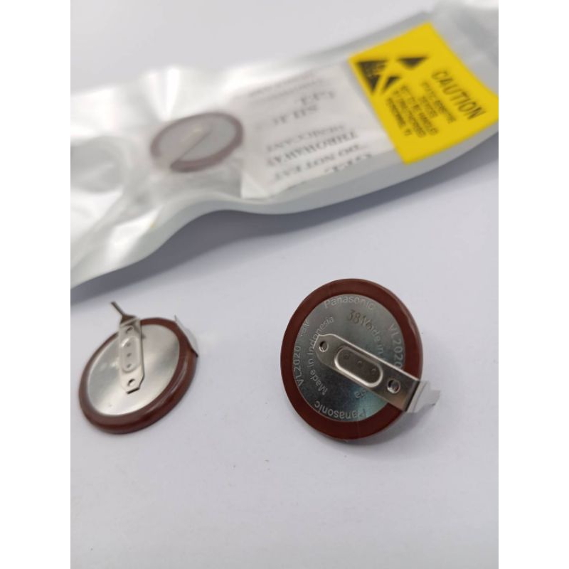 ถ่านBMW ขา 90 องศากระดุม Panasonic VL2020 3V(ชาร์จได้) สำหรับกุญแจรีโมท BMW และรุ่นอื่นๆ ถ่านนาฬิกา