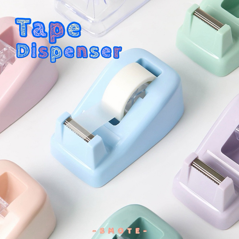 <พร้อมส่ง> NEJIA แท่นตัดเทป Tape Dispenser แกน 1 นิ้ว | 7สี พาสเทล | มีกันลื่น แท่นเทปใส แท่นเทปเล็ก อุปกรณ์สำนักงาน
