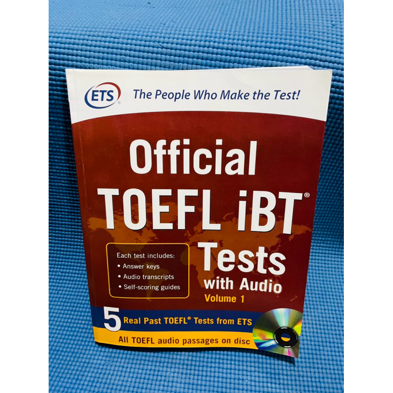 ETS Official Toefl ibt test volume 1💥ไม่มีเขียน