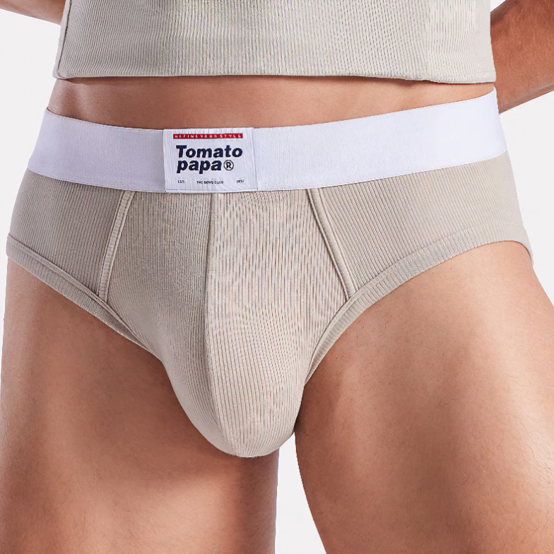 TOMATOPAPA | มีไซส์XL 321051 Amrican Retro 1988 Bikini Brief กางเกงในชาย ชุดชั้นในชาย เกงในชายเซ็กซี่ บิกินีชายขอบใหญ่