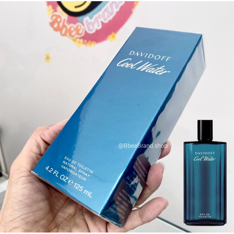 แท้💯พร้อมส่ง✨Davidoff Cool Water EDT For Men (กล่องซีล) น้ำหอมสำหรับผู้ชาย โดยได้แรงบันดาลใจจากทะเลเมลิเตอร์เรเนียน
