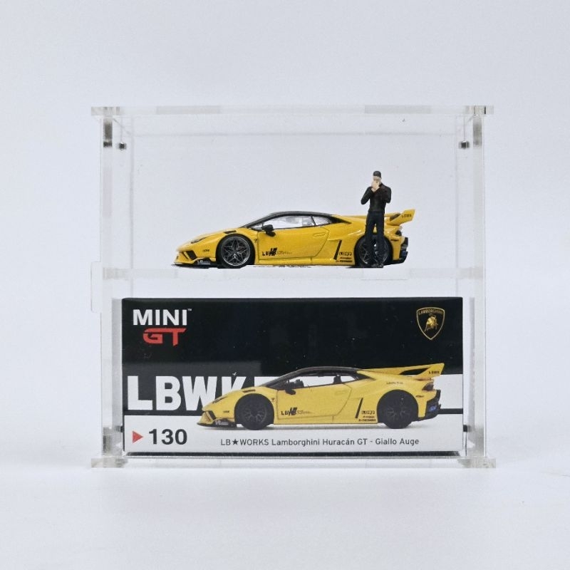 กล่องอะคริลิค แบบมีน็อตล็อค สำหรับ 1/64 Mini GT และ 1/64 Pop Race