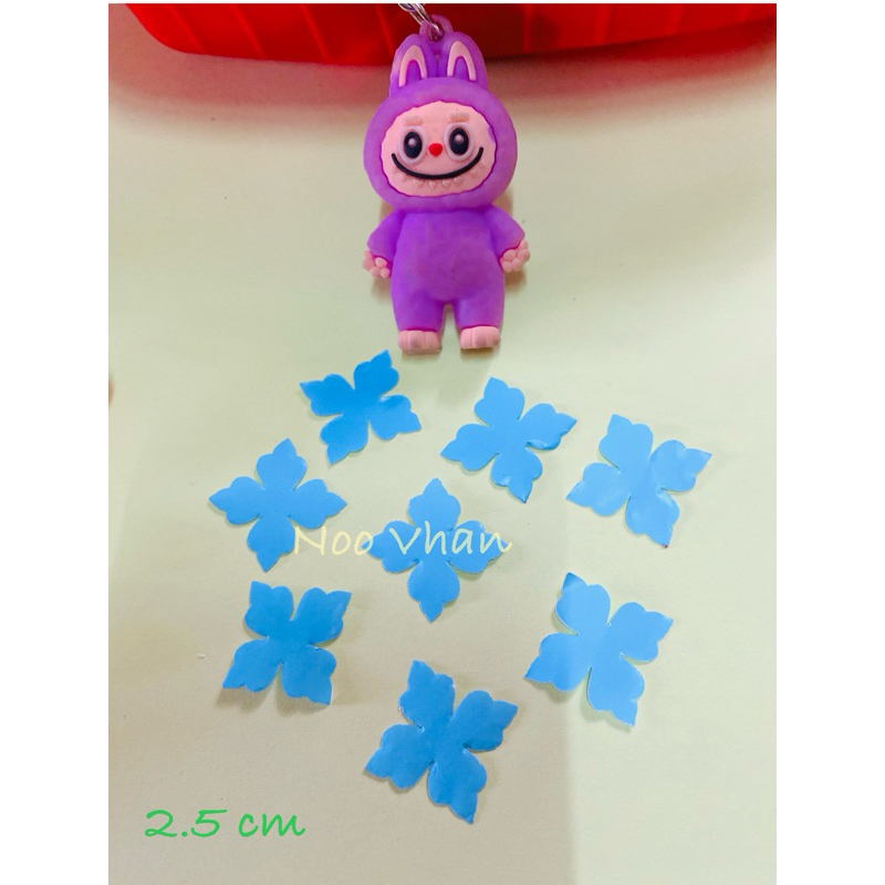 ดอกติดว่าว ขนาด35 มิล ดอกตอก 1ชั้น สำหรับตกแต่งว่าวให้ดูสวยงาม เพิ่มสีสันให้ว่าว