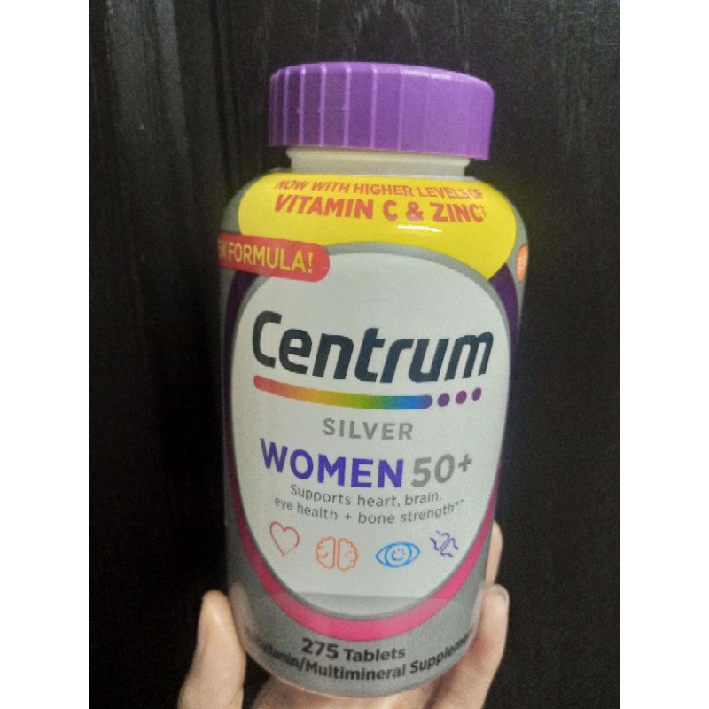 *แบ่งขาย 30 เม็ด* Centrum Silver วิตามินรวม ผู้หญิง 50+  มัลติวิตามิน