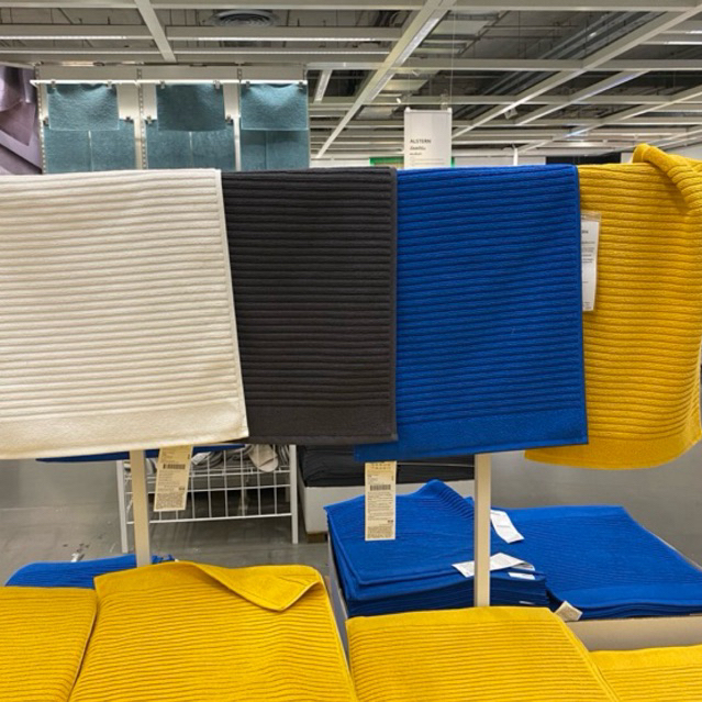 พรมเช็ดเท้าหน้าห้องน้ำ ALSTERN, 40x60 ซม. by IKEA