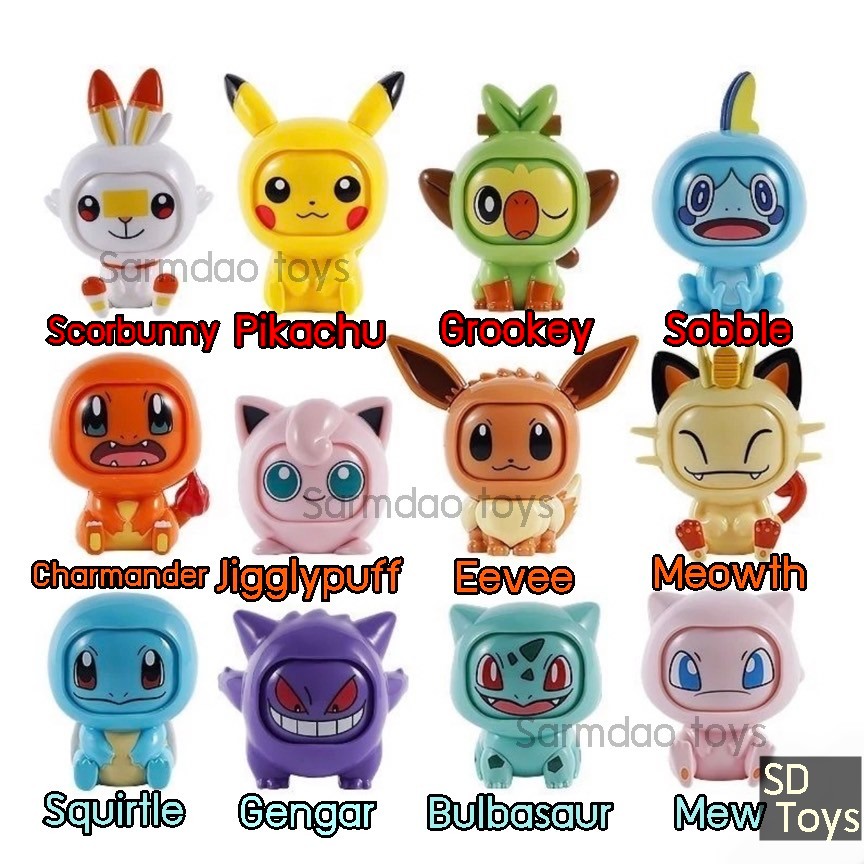 Pokemon โปเกม่อน ของเล่นเปลี่ยนหน้าได้