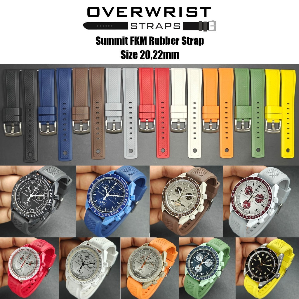 สายนาฬิกา รุ่น Summit FKM Rubber Strap ขนาด 20,22mm