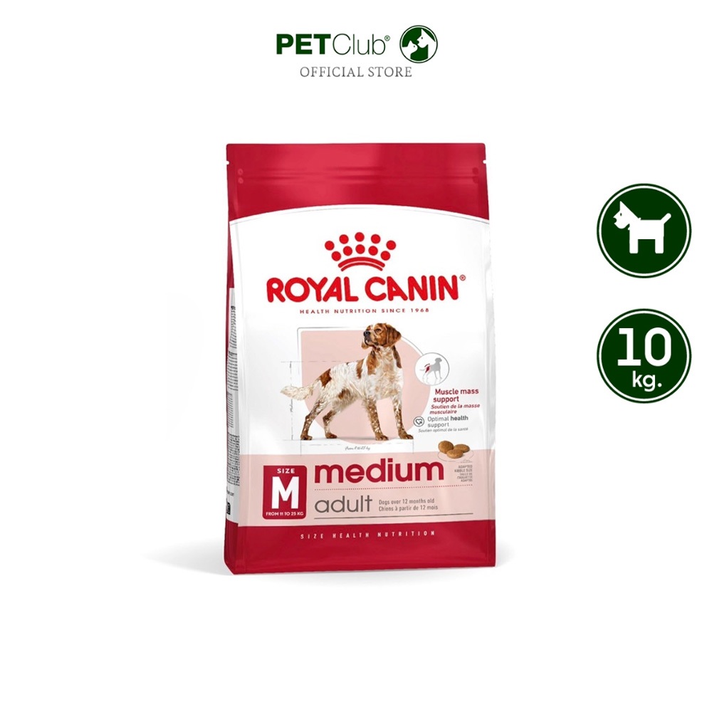 [PETClub] Royal Canin Medium Adult - สุนัขโต พันธุ์กลาง [10kg.]