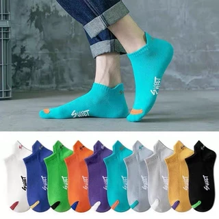 F001ถุงเท้าพอดีข้อ 1ถุงมี 10 คู่ 10สี ใส่สบายเนื้อผ้านิ่ม ระบายกาศได้ดี มีหลายสี สินค้าพร้อมส่ง