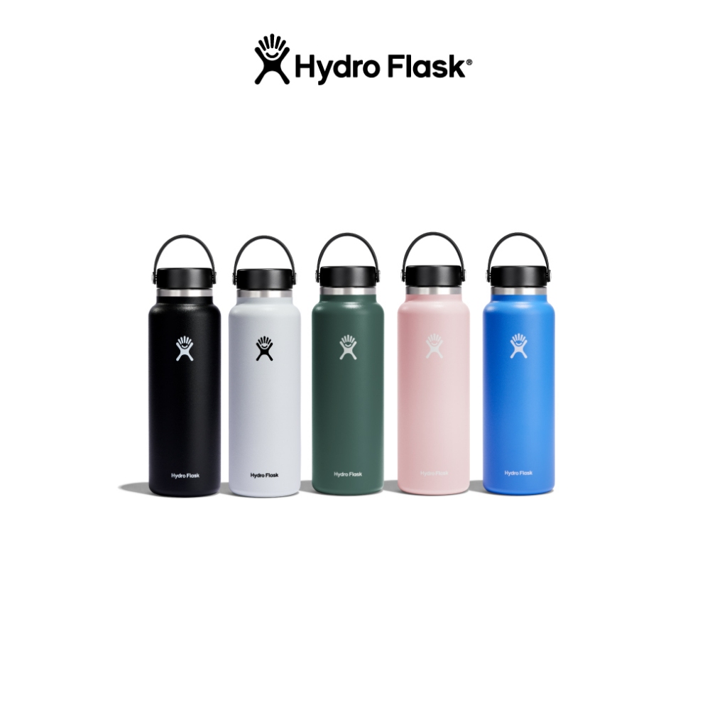 HYDRO FLASK รุ่น WIDE MOUTH 2.0 40 OZ กระติกน้ำ กระบอกน้ำ แก้ว สูญญากาศ เก็บความเย็น เก็บอุณหภูมิ ของแท้ ของขวัญ