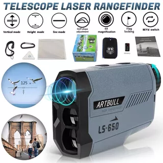 กล้องวัดระยะกอล์ฟ Golf 3 เลนส์ รุ่นใหม่ ARTBULL LS-650 ( 650เมตรGolf )Laser Rangefinder 3 Lens LS 650 กันน้ำระดับ IP