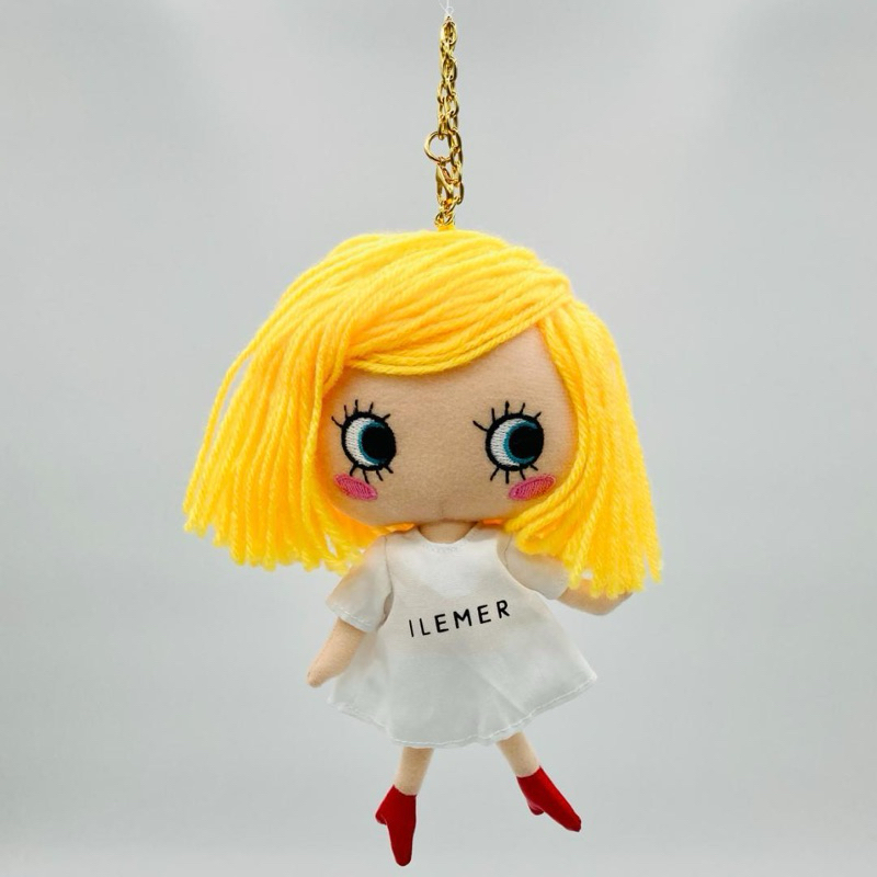 (โค้ดลด30%)พร้อมส่ง ตุ๊กตาพวงกุญแจ กล่องสุ่มจากญี่ปุ่น ilemer happy dollมือ2เหมือนใหม่