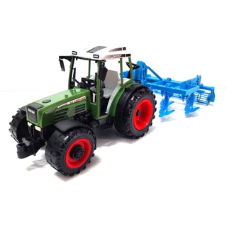 รถไถ FARM TRACTOR มีลาน อย่างดี งานสวยมาก ราคาถูก คุ้มค่า คุ้มราคา รถยาว 42 ซม. รถเด็กเล่น 4088