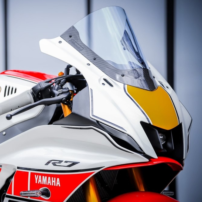ชิวหน้าคาร์บอน Woods YAMAHA R6,R7