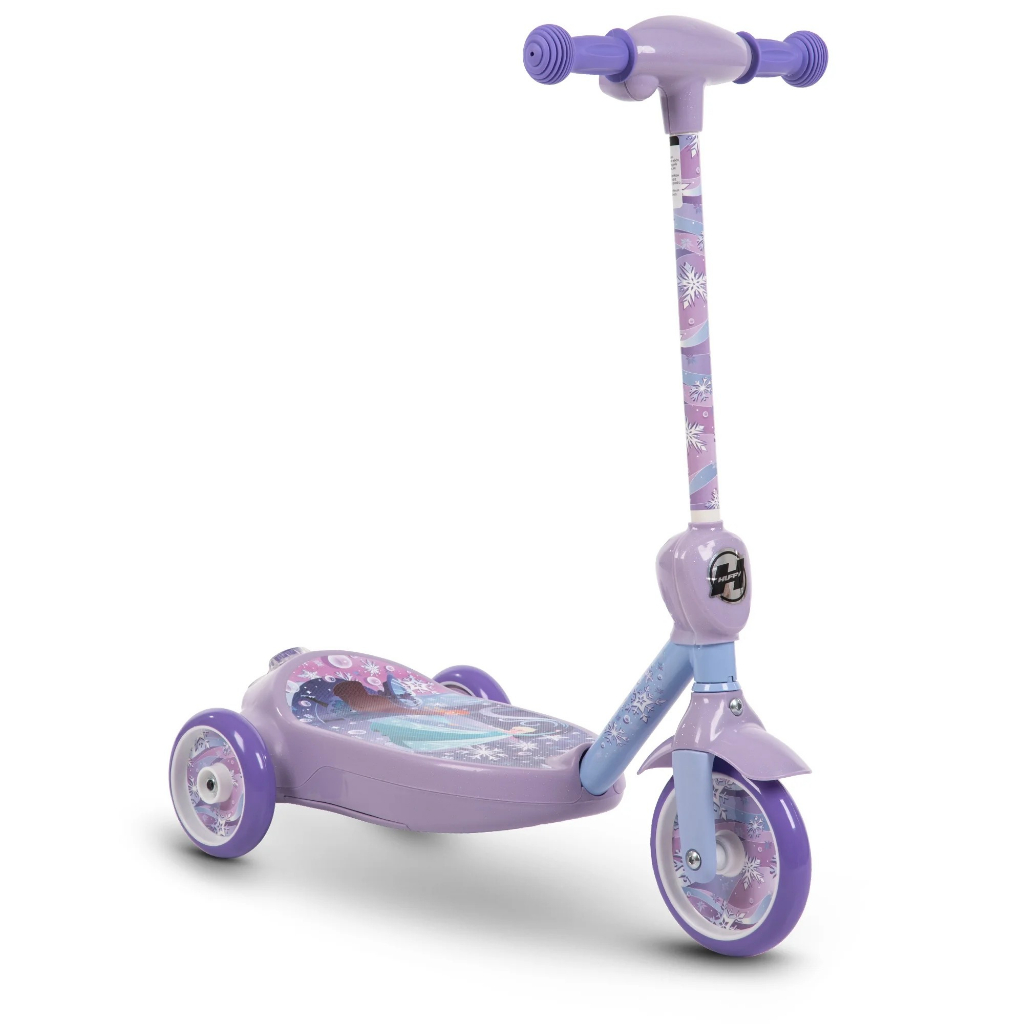 นำเข้า🇺🇸 สกู๊ตเตอร์ไฟฟ้า 2 in 1 เป่าบับเบิ้ลได้ ลายโฟเซ่น Disney Frozen 3-Wheel Ride-On Electric Bubble Scooter - รูปที่ 4