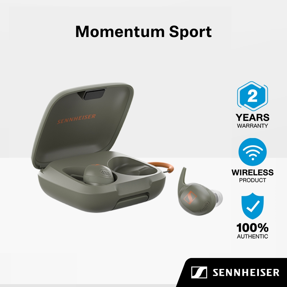 Sennheiser Momentum Sport หูฟังไร้สายแบบอินเอียร์ รุ่น Momentum Sport