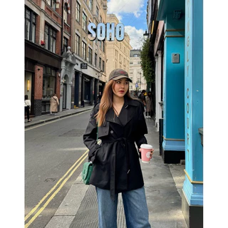 MALIMAYS - Mayfair Trench Coat เสื้อเทรนโค้ททรงสั้น