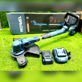 ROWEL เครื่องเล็มหญ้า ไร้สาย 20V รุ่น DGT300 มีล้อ (มีตัวเลือก) มอเตอร์ Brushless เครื่องตัดหญ้า