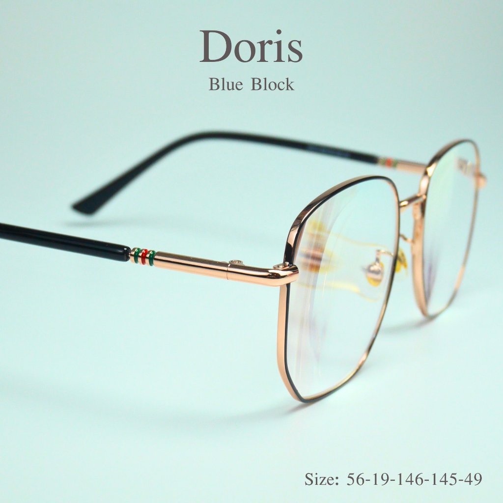 แว่นสายตายาวเลนส์บลูบล็อค รุ่น Doris ดอริส18110 เลนส์บลูบล็อค แท้100% หมดปัญหาสายตายาว อ่านหนังสือ เล่นมือมือ จอคอมไม่ช