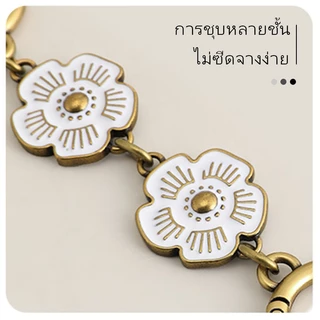 รูปร่างดอกเคมีเลีย สายกระเป๋า สายโซ่คล้องกระเป๋า สําหรับตกแต่งใต้วงแขน ยาว 13 ซม. DIYสายคล้องกระเป๋า