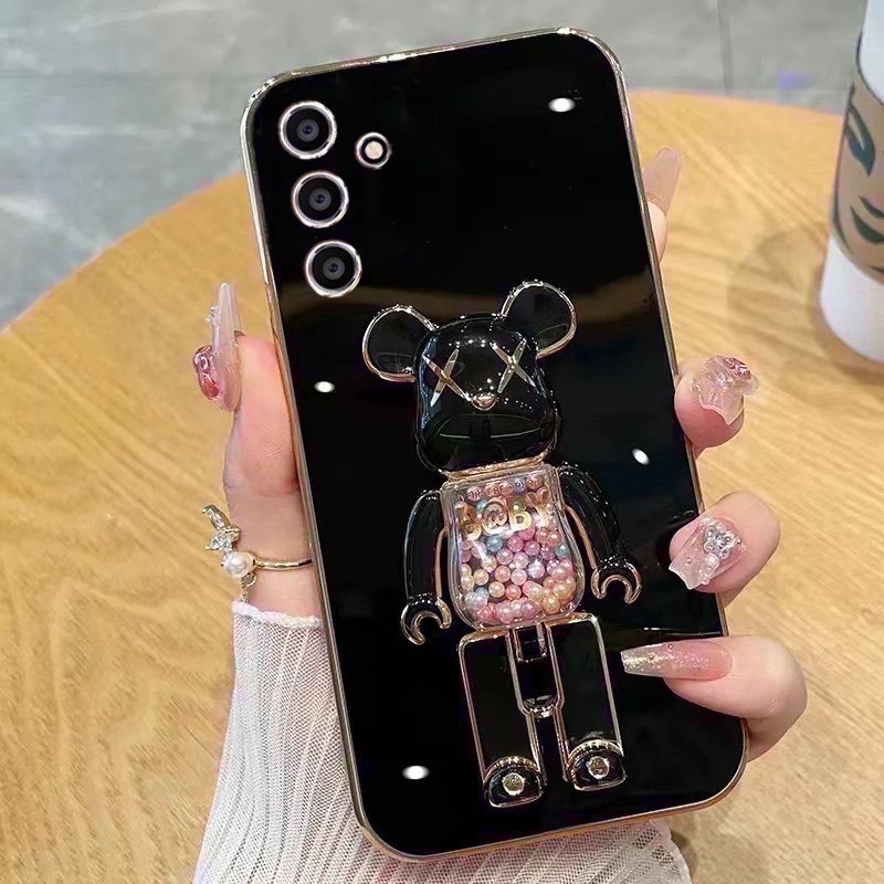 เคส สำหรับรุ่น Samsung A16 A06 น้องหมี ขาตั้งได้ ฝาหลัง แบบนิ่ม น่ารัก