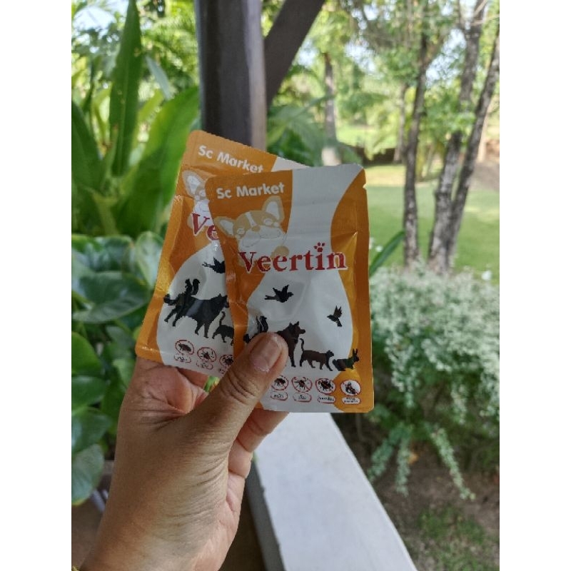 ผงผสมอาหาร สำหรับหมาแมว ช่วย กจัdเฮ็Uหมัd พยๅๅธิ เรื้อ_n, หมาแมว และสัตว์เลี้ยงลูกด้วยนม จำนวน 10 แคปซูล