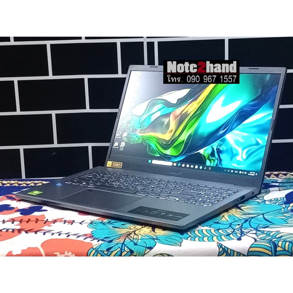 โน๊ตบุ๊คมือสอง ACER Core i3-1315U จอ15.6”IPS แรม8+SSD512+การ์ดจอ UHD Graphics+วินโดว์แท้