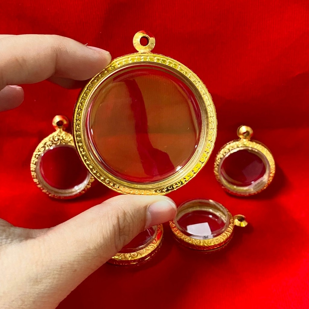 GOLD PVD | รวมกรอบพระทรงเหรียญกลม กรอบพระผิวทอง99.99% นวัตกรรมทำผิวทองด้วยสูญญากาศ PVD ไม่ลอก ไม่ดำ รับประกัน