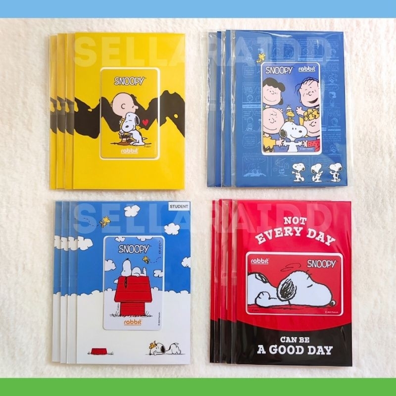พร้อมส่ง Rabbit Card บัตรแรบบิท สนูปปี้ SNOOPY peanuts