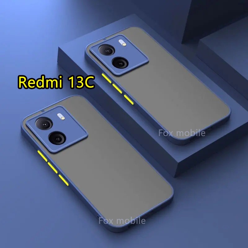 เคสขอบสี หลังด้าน เคส สำหรับ Redmi 14C 13C 12C A3 9 9A 9C 9T 8A 10C /Redmi9C/Redmi Note8/Note8Pro/Note9/Note9s 025
