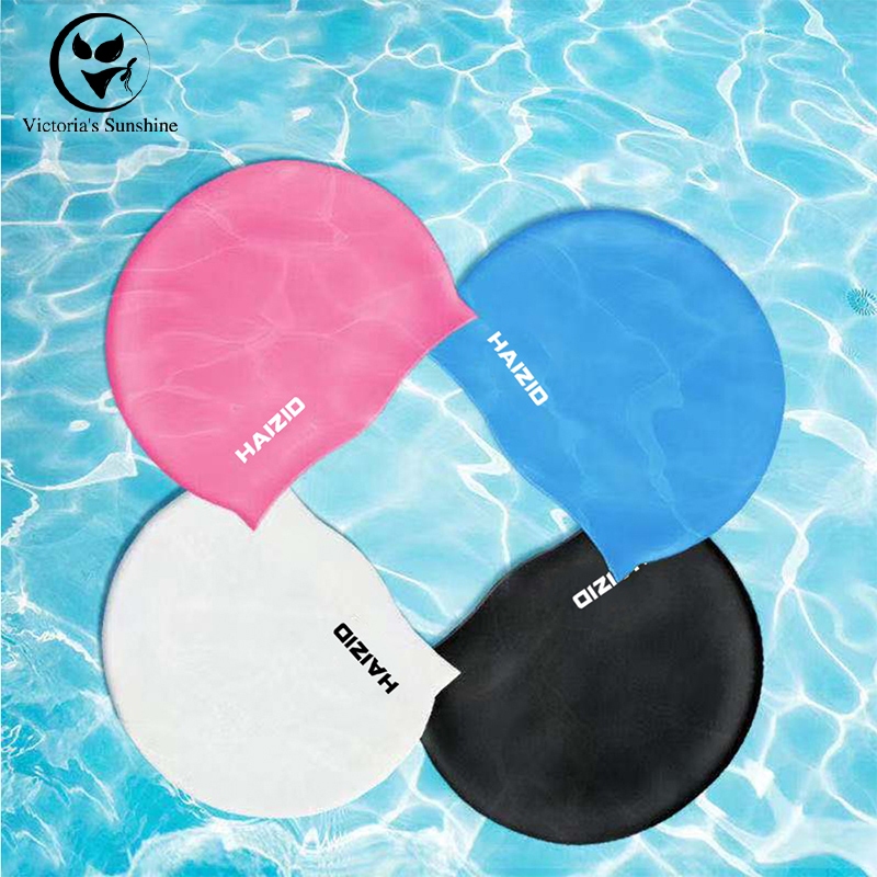 ส่งไวจากไทย🌟หมวกว่ายน้ำ หมวกว่ายน้ำซิลิโคน ให้ผู้ใหญ่สวมใส่ สะดวกสบาย กันน้ำ สามารถปิดหูได้
