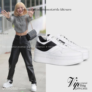 CELlNE SNEAKERS / CELlNE BLOCK SNEAKERS WITH WEDGE OUTSOLE IN CALFSKIN เกรดออริ สลับแท้ (พร้อมส่งที่ไทย)