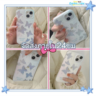 🎈จัดส่งภายใน24ชม🎈เคส for iPhone 11 14 Pro Max Case for iPhone 12 13 ป้องกันการตก การป้องกัน ผีเสื้อ สไตล์วรรณศิลป์