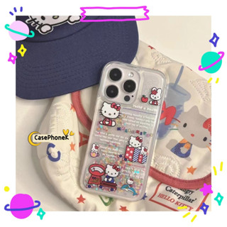 ✨จัดส่งภายใน 24 ชม✨เคสไอโฟน12 13 14 Pro For 11 HelloKitty ความนิยม การ์ตูน แฟชั่น เรียบง่าย ความนิยม การป้องกันการตก Ca