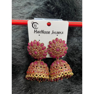 indian Jhumki earrings  ต่างหูอินเดีย Jhumki