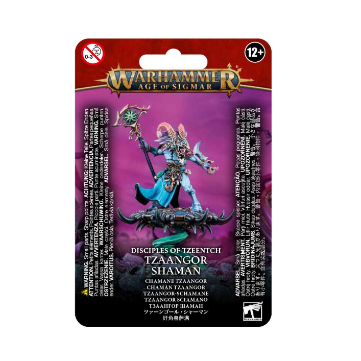 [GWพร้อมส่ง] WARHAMMER AOS: CHAOS DAEMONS/DISCIPLES OF TZEENTCH: ARCANITES TZAANGOR SHAMAN โมเดลจำลอ