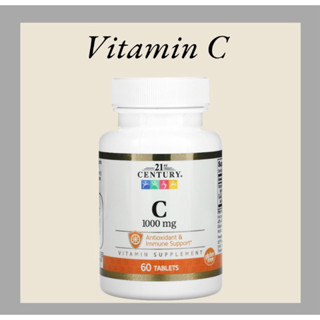 พร้อมส่ง21st Century Vitamin C  1,000 mg, 60 Tablets