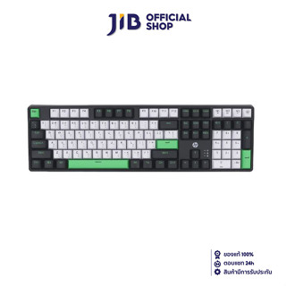 KEYBOARD (คีย์บอร์ด) HP GK320 PLUS (BLACK) (GRAY SWITCH - WHITE LED - EN/TH)