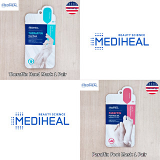 Mediheal® Theraffin Hand Mask and Paraffin Foot Mask 1 Pair  แผ่นมาส์กมือ เท้า ให้ความชุ่มชื้น