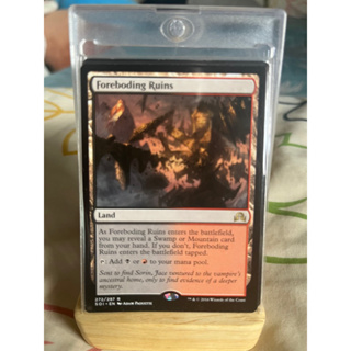 การ์ด MTG Foreboding Ruins Land Magic the Gathering EDH รุ่น SOI สภาพ Nm