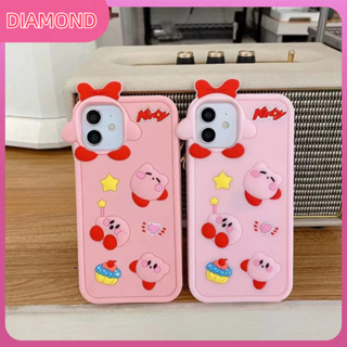 💲คูปองเคลม💲เคสไอโ case for iphone 11 12 ผีตัวน้อย เคส 14 13 12 11 pro max วัสดุซิลิโคน ทนทาน ป้องกันการตก